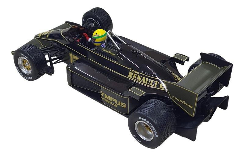 84 MINICHAMPS Lotus Renault 97T 1985 ミニカ Lotus Renaut 97T Ayrton Senna GP Portugal 1985 1/18 Minichamps